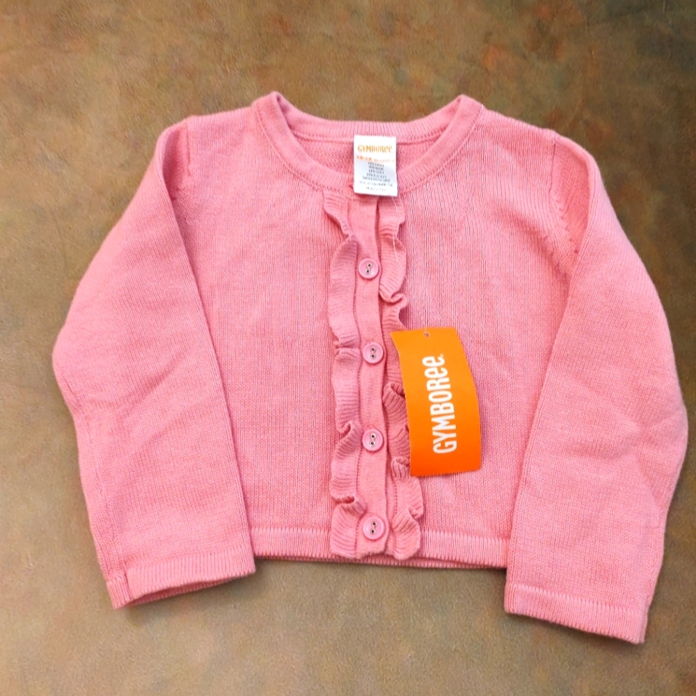 Gymboree jacket size 12 to 8 months new pink